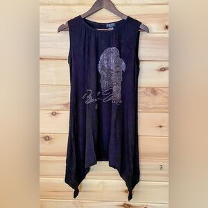 Marilyn Monroe Shark Bite Bottom Sleeveless T-Shirt Tank Top Shirt for Women